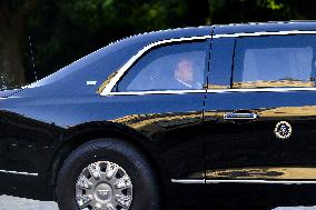 NATO Summit - Arrival of Guests for Dinner at Huis ten Bosh Palace, Den Haag, The Netherlands