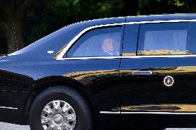 NATO Summit - Arrival of Guests for Dinner at Huis ten Bosh Palace, Den Haag, The Netherlands