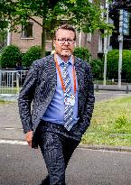 Prince Constantine Arrives at The Navo Top World Forum - The Hague