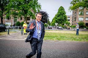 Prince Constantine Arrives at The Navo Top World Forum - The Hague