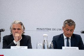 Signing of the agreement between the French government and the Professional Football League (LFP) - Paris AJ