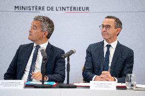 Signing of the agreement between the French government and the Professional Football League (LFP) - Paris AJ