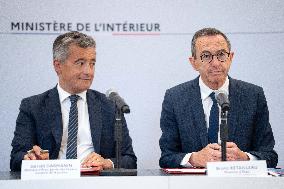 Signing of the agreement between the French government and the Professional Football League (LFP) - Paris AJ