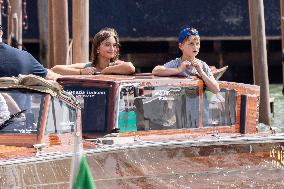 Ivanka Trump And Family Arrive At Their Hotel - Venice