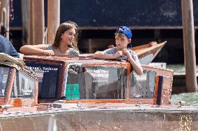 Ivanka Trump And Family Arrive At Their Hotel - Venice