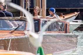 Ivanka Trump And Family Arrive At Their Hotel - Venice
