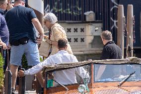 Ivanka Trump And Family Arrive At Their Hotel - Venice