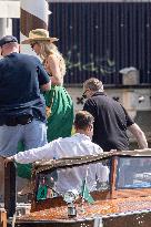 Ivanka Trump And Family Arrive At Their Hotel - Venice