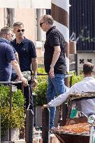 Ivanka Trump And Family Arrive At Their Hotel - Venice