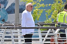 Barry Diller (Barry Charles Diller) President and Dean, IAC/InterActiveCorp Guest At Venice Airport