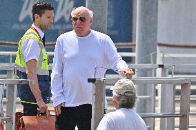 Barry Diller (Barry Charles Diller) President and Dean, IAC/InterActiveCorp Guest At Venice Airport