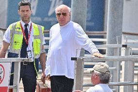 Barry Diller (Barry Charles Diller) President and Dean, IAC/InterActiveCorp Guest At Venice Airport