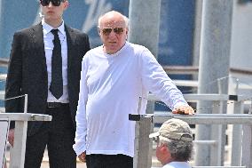 Barry Diller (Barry Charles Diller) President and Dean, IAC/InterActiveCorp Guest At Venice Airport
