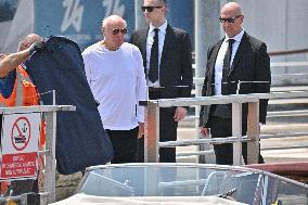 Barry Diller (Barry Charles Diller) President and Dean, IAC/InterActiveCorp Guest At Venice Airport