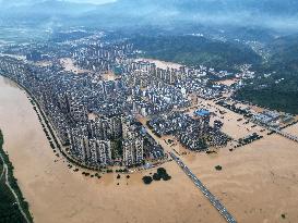 Flood Hit Rongjiang