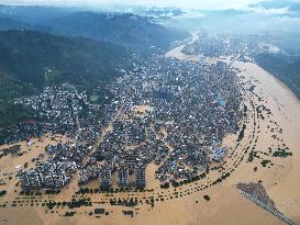 Flood Hit Rongjiang
