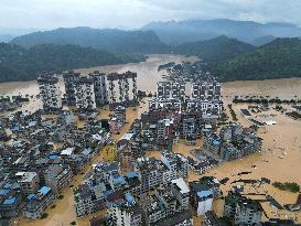Flood Hit Rongjiang