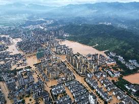 Flood Hit Rongjiang
