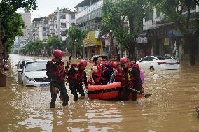 Flood Hit Rongjiang