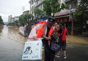 Flood Hit Rongjiang