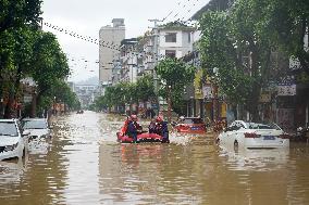 Flood Hit Rongjiang
