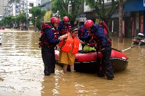 Flood Hit Rongjiang