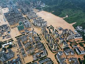 Flood Hit Rongjiang