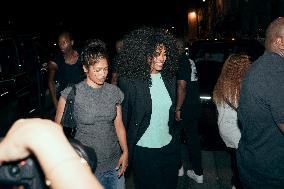 Tina Kunakey At Louis Vuitton After Party - Paris