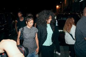 Tina Kunakey At Louis Vuitton After Party - Paris