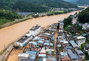 Flooding in South West China