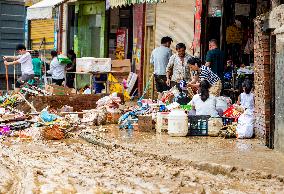 Flooding in South West China