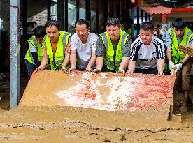 Flooding in South West China