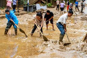 Flooding in South West China