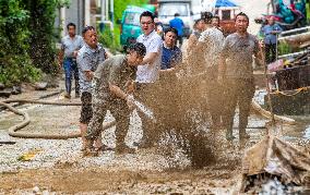 Flooding in South West China