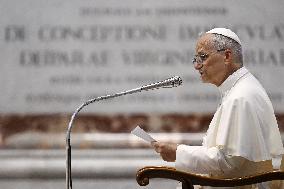Pope Leo XIV Leads A Meditation For The Jubile of Bishops - Vatican