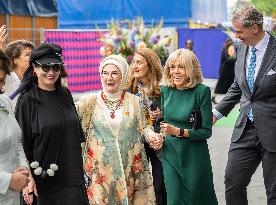 Queen Maxima Meets the Partners of World Leaders - Rotterdam