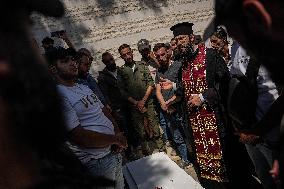 Mar Elias Church Victims Funeral - Damascus