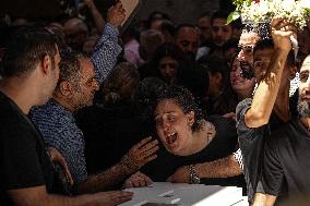Mar Elias Church Victims Funeral - Damascus