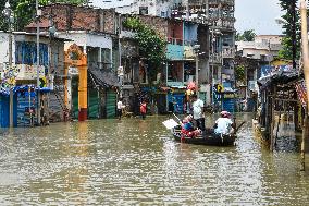 Two Lakh People Affected by Ghatal Floods - India
