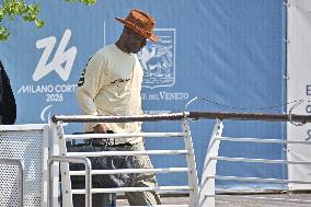 Corey Gamble At Venice Airport - Italy