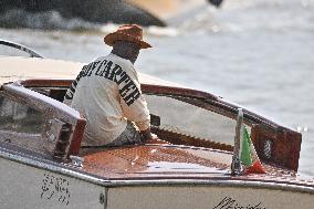 Corey Gamble At Venice Airport - Italy