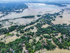 Two Lakh People Affected by Ghatal Floods - India