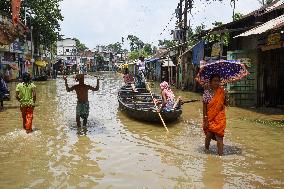 Two Lakh People Affected by Ghatal Floods - India