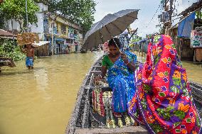Two Lakh People Affected by Ghatal Floods - India