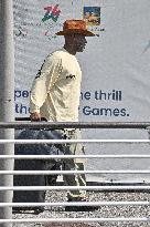 Corey Gamble At Venice Airport - Italy