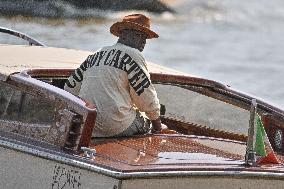 Corey Gamble At Venice Airport - Italy