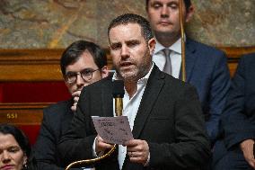 Questions to the government at the National Assembly in Paris FA
