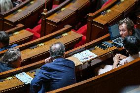 Questions to the government at the National Assembly in Paris FA