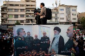 Iranians Celebrate Ceasefire - Tehran