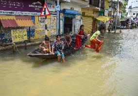 Two Lakh People Affected by Ghatal Floods - India